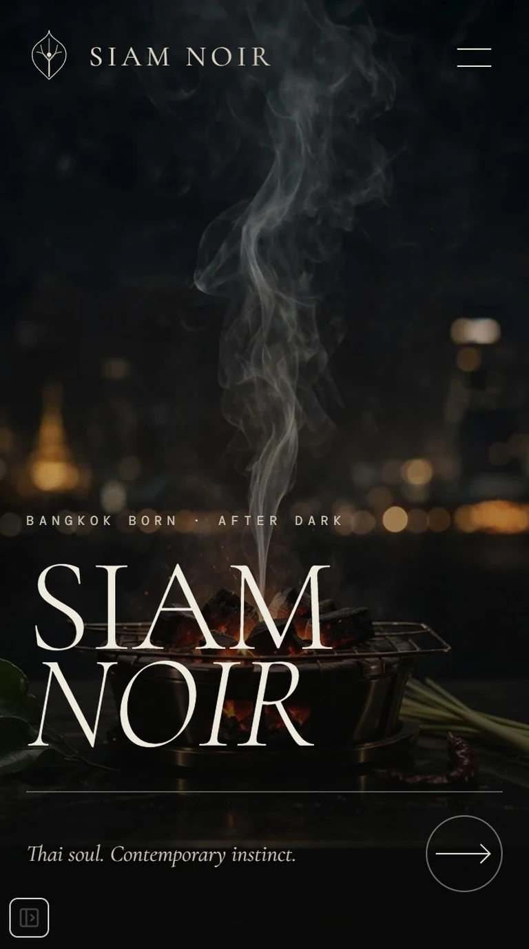 A nocturnal tasting experience where the memory of Thailand meets fire, restraint, and imagination.